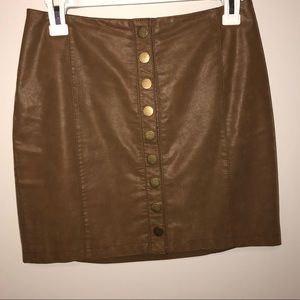 Free people mini skirt